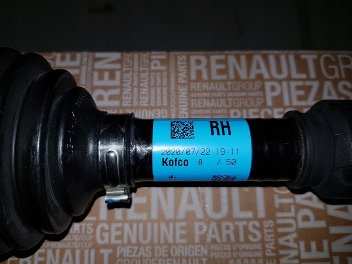 фото №1, Новая оригинальная полуось приводная правая renault koleos 2.5 391004197r