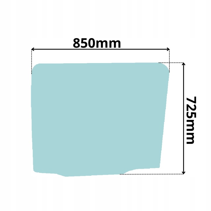 фото №1, Скло бокова опускна w двері daf xf106 ліва 0216