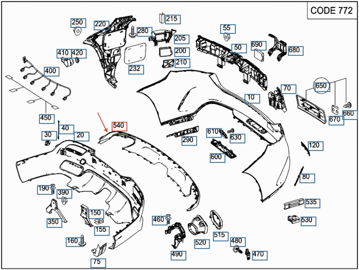 фото №14, Новый оригинальный диффузор задний бампер amg mercedes gle c292 a2928840300