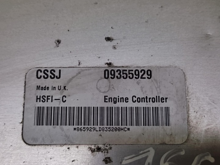 фото №5, Opel astra g 1.6 блок управления двигателем (ecu) 09355929