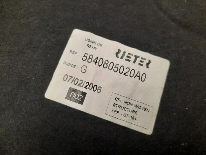 фото №5, Toyota avensis ii t25 06-09 універсал рестайлінг полка багажника 5840805020a0
