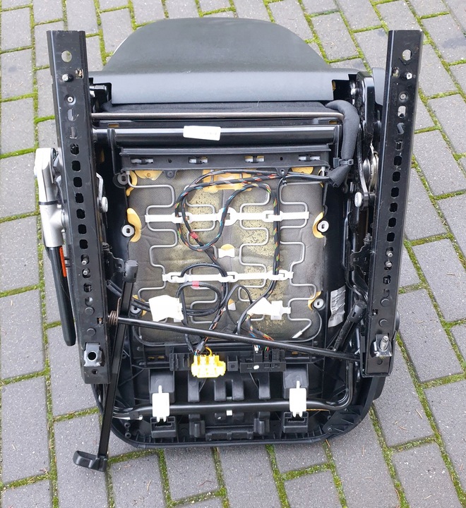 фото №9, Mercedes slk r171 сидіння правий перед переднє шкіра з підігрівом szyja оригінал