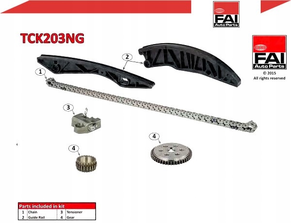 фото №2, Набір ланцюг розподільний вал kia cee`d 1.6 cvvt jd