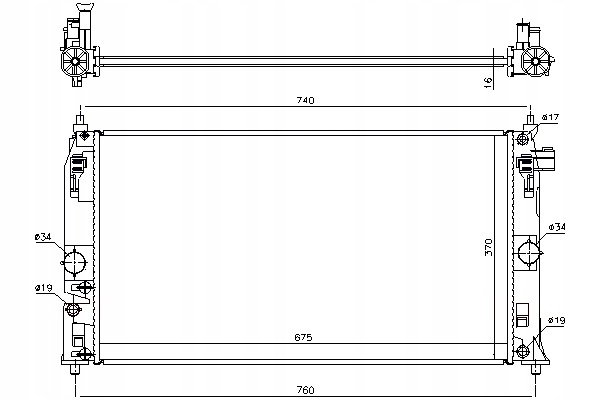 фото №2, Радіаторів двигуна води lexus ux toyota prius phv 1.8h 2.0h 01.16-