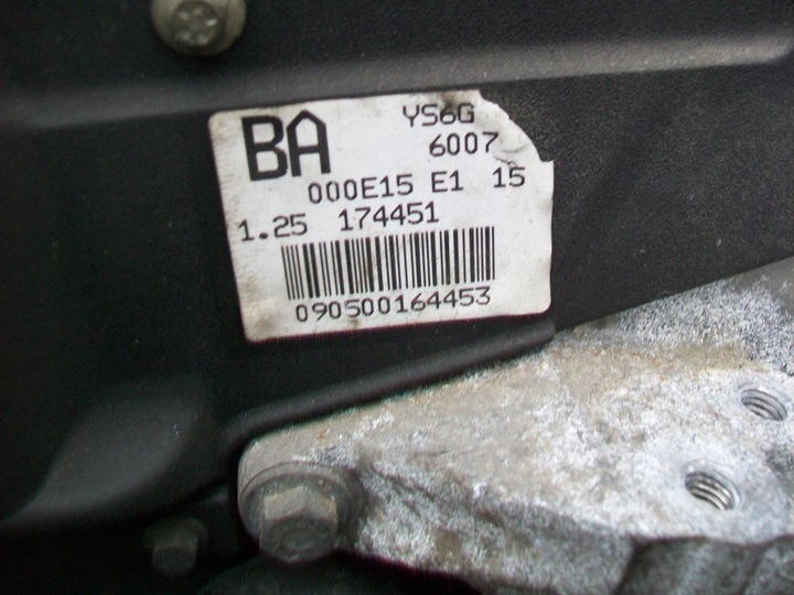 фото №11, Двигатель ford fiesta dhe 1.25 udokumentowany пробег 97 tkm !!