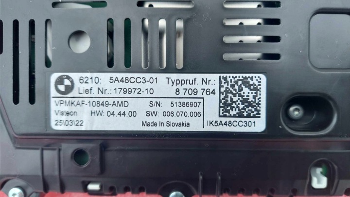 фото №6, Bmw 1 f40 f44 панель приборов led новое oem номер