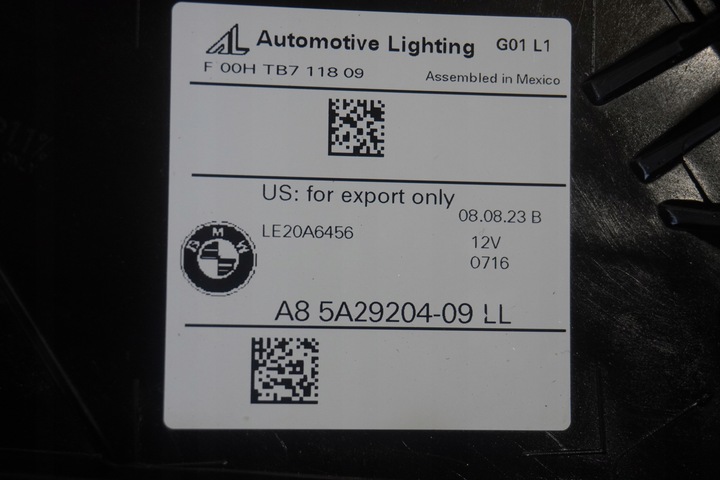 фото №9, Бампер капот лампи led bmw g01 g02 lci м-пакет 416 15km.