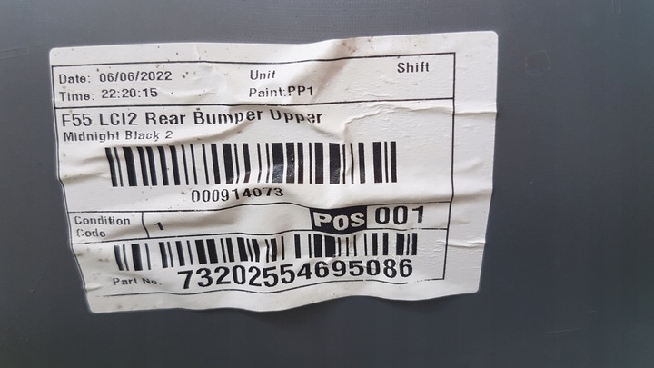 фото №9, Бампер задний mini cooper f55 lci рестайлинг 9450591