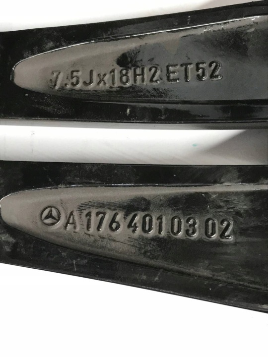 фото №12, Mercedes a-klasa w176 amg алюминиевый диск 7,5x18 5x112 et52 a1764010302