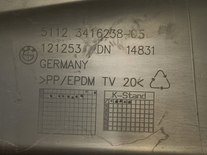 фото №9, Bmw x3 e83n уголок бампера правое зад 3416238