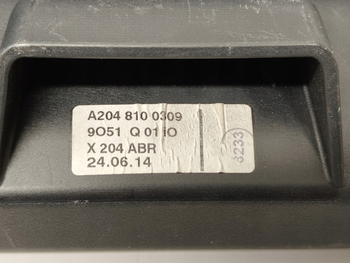 фото №9, Mercedes glk x204 рестайлинг ролета багажника оригинал 12-15