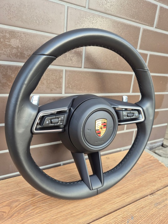 фото №8, Комплектна кермо porsche macan 95b рестайлінг cayenne panamera boxter подушка