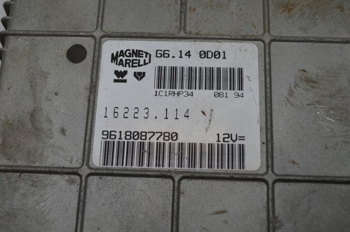 фото №5, Компьютер двигателя peugeot 1.4 9618087780 g6.140d01