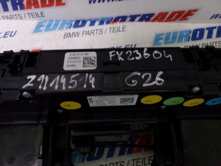 фото №12, Bmw g22 g23 g26 панель кондиціонера 9855411 4a0edd5