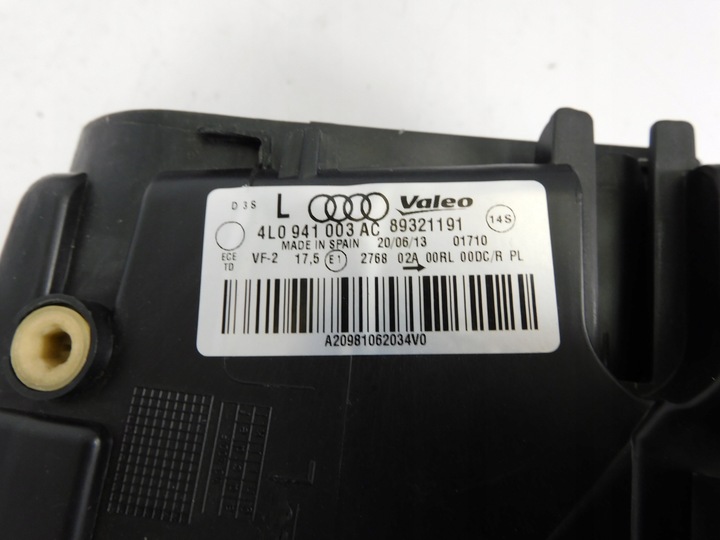 фото №13, Audi q7 4l рестайлинг лампа правая левая ксенон led нет крутильные