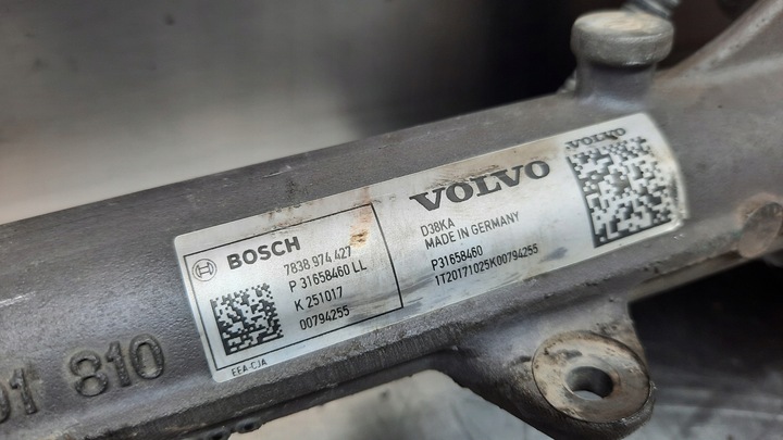 фото №5, Рейка рульового управління трансмісія оригінальний номер 31658460 volvo xc60 xc90 v60 s60 18-