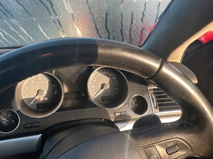 фото №7, Руль трёхспицевый audi s8 d3 комплектная з подушка лепестки хром