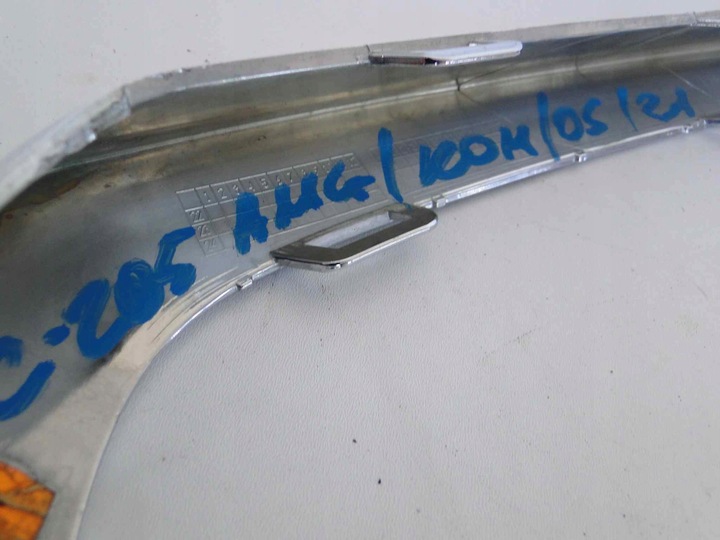 фото №8, Mercedes c клас 205 планка спойлер лівий хром amg