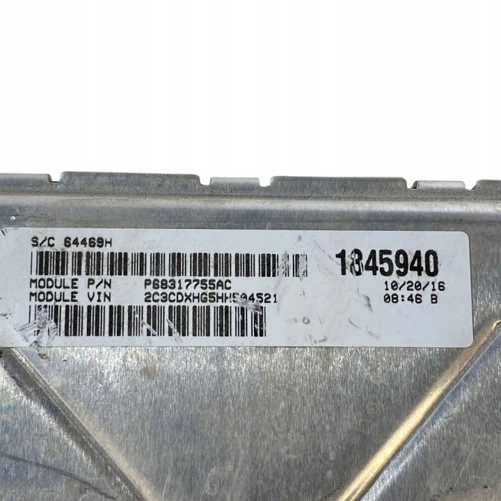 фото №7, Компютер двигуна ecu dodge charger 68243309ab 3.6l бензин 218kw 2017