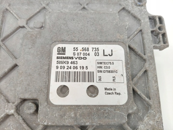 фото №5, Блок управления двигателем (ecu) opel zafira b 55568735 pin