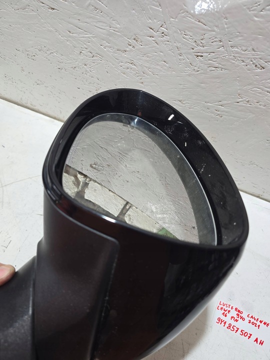 фото №6, Дзеркало ліві porsche cayenne 9y0 9y 9y1857507ah європа 16 pin чорні