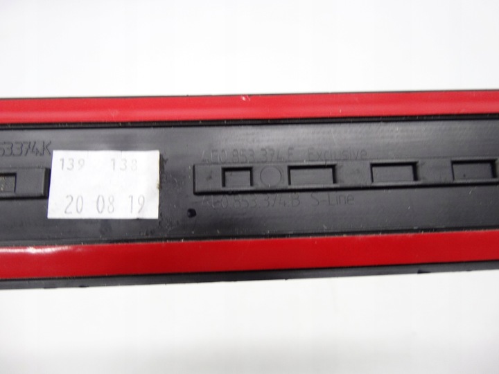 фото №5, Audi a6 c7 s-line планка na поріг нова 4g0853374b