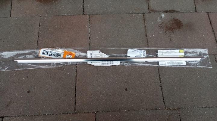 фото №1, Skoda superb ii--listwa декоративная хром дверь зад левый новая оригинал