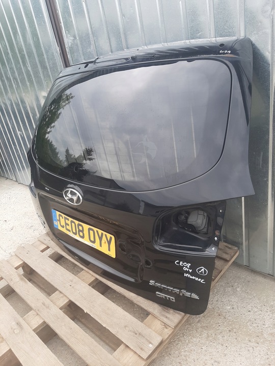 фото №11, Кришка скло зад hyundai santa fe santa-fe ii роки 2006-2009 колір eb