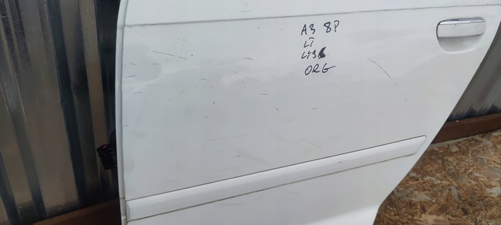 фото №12, Двері лівий зад audi a3 8p sportback ly9c org