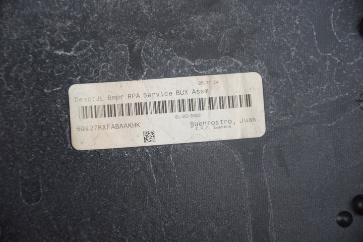 фото №9, Бампер зад задній jeep wrangler iv jl 17- 2019r