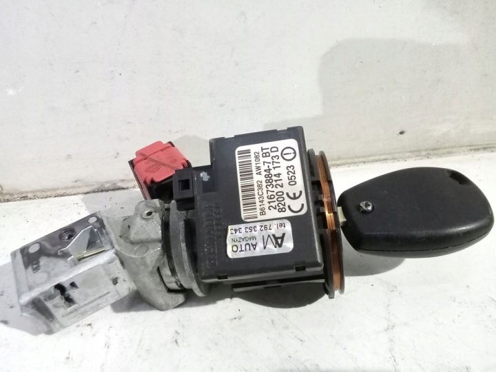 фото №5, Renault clio iii замок запалювання з ключем 8200214173d