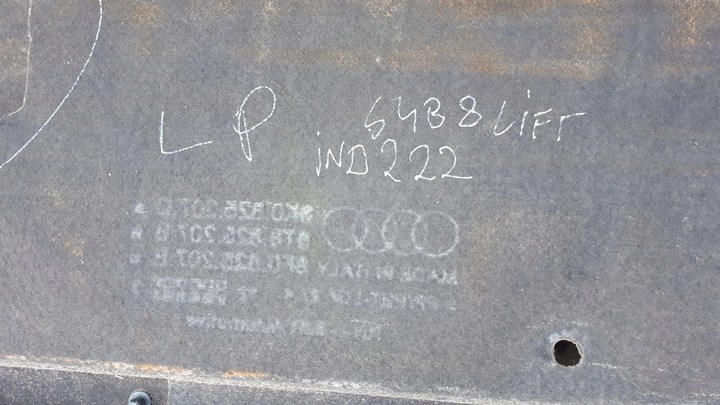 фото №5, S4 b8 рестайлінг a4 захист шасі ліва перед матеріал