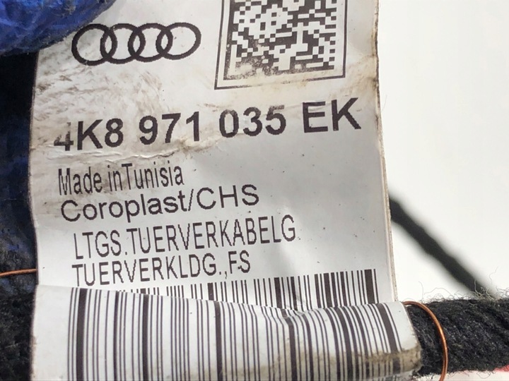 фото №3, Жгут дверь перед левая 4k8971035ek audi a6 c8 18-