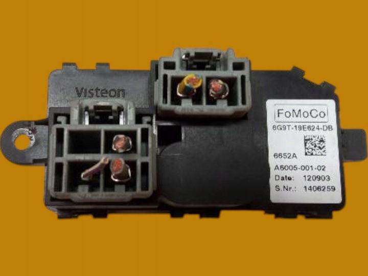 фото №1, Резистор резистор 6g9t-19e624-db ford focus mk3 2010-