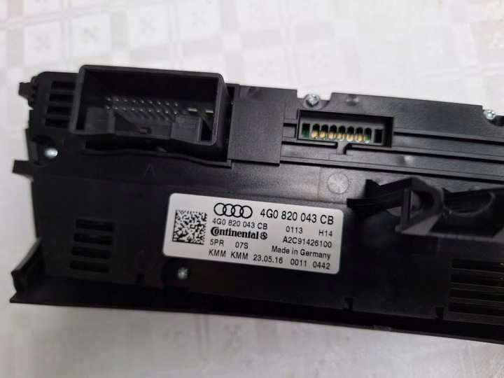 фото №7, Audi a6 4g c7 рестайлінг 2015-2018 панель кліматронік 4g0820043cb