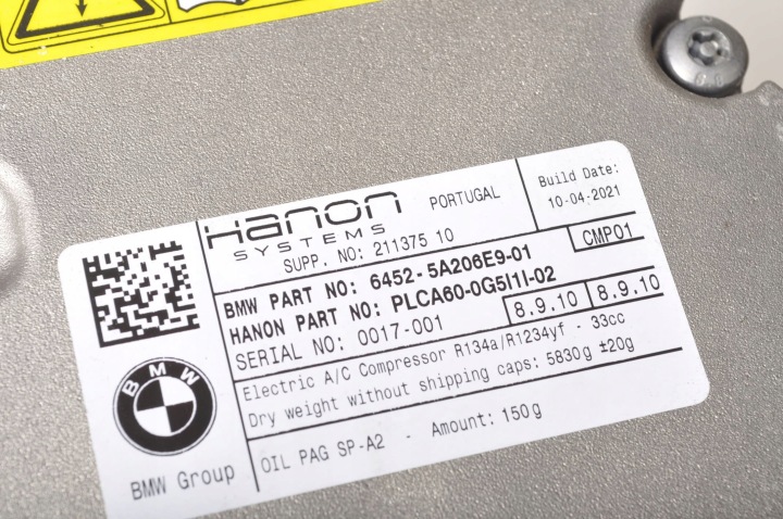 фото №7, Bmw ix3 g08 компрессор кондиционера 5a206e9 21r