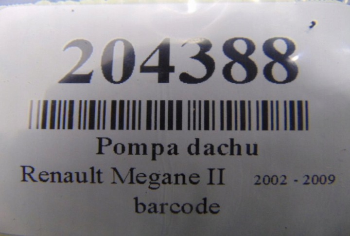 фото №6, Renault megane ii насос дах