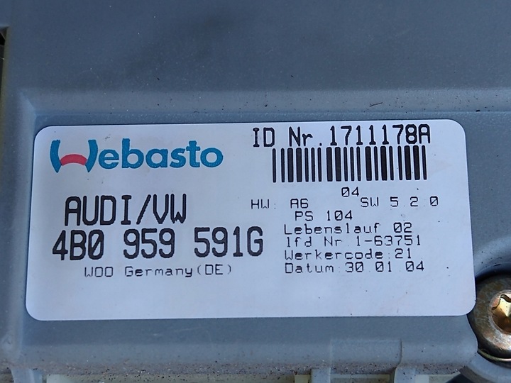 фото №5, Люк з двигатель 8e9877041e audi a4 b6 универсал 00-05