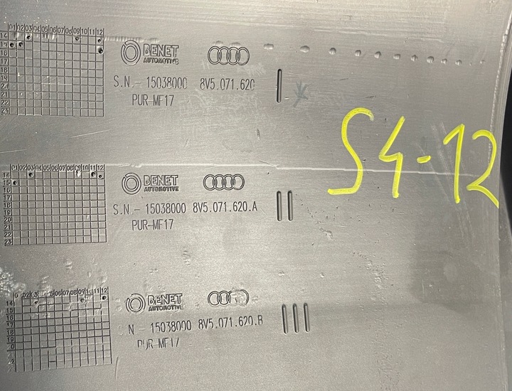 фото №8, ^ audi a3 8v sedan cabrio спойлер бампера зад