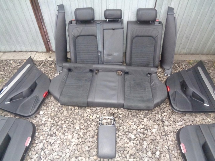 фото №9, Сидіння обшивки комплект напівшкіра алькантара vw passat b8 sedan 2014- європа