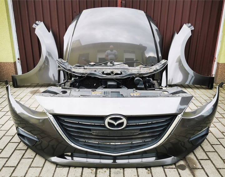 фото №15, Mazda 3 bm 13-16 бампер перед комплектний демонтаж