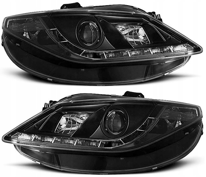 фото №1, Фара лампы kpl day line light led тюнинг seat ibiza iv 4 6j 2008-2012