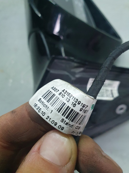фото №9, Дзеркало ліве l mercedes e-klasa купе w207 9 pin 197u 09-10r