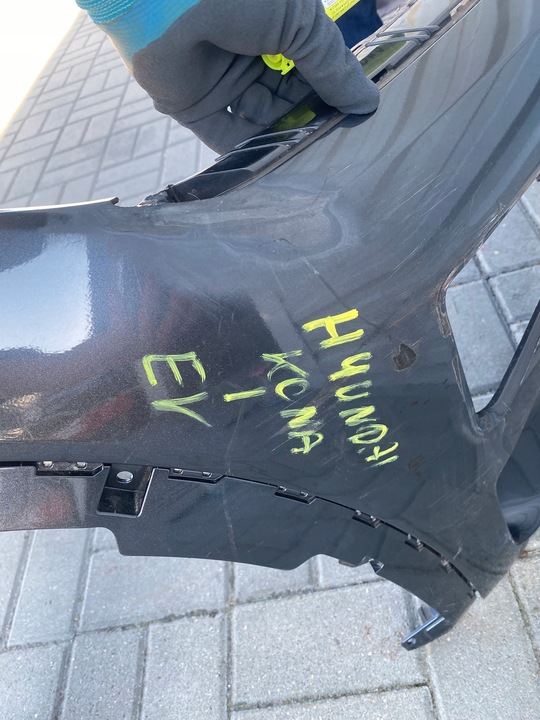 фото №12, Бампер перед переднє hyundai kona ev 17-20 pdc eu