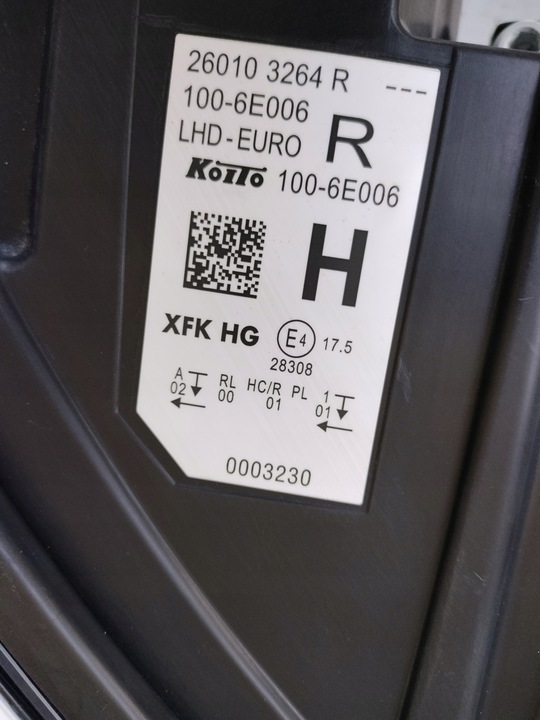 фото №13, Лампа права фара renault kangoo iv 21- повний led