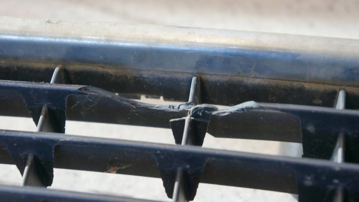 фото №9, Решётка бампера перед передняя средняя хром audi a4 b6