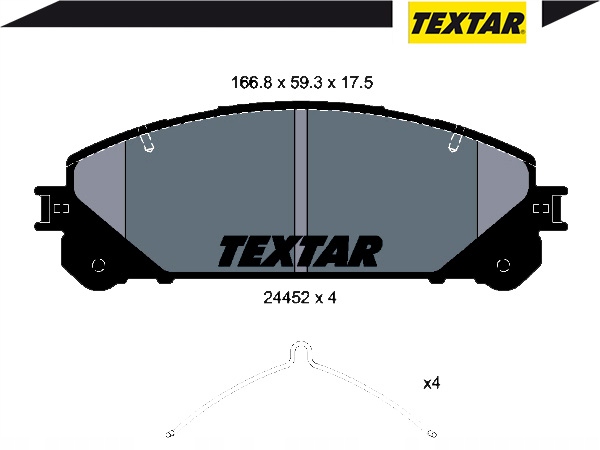 фото №9, Тормозная колодка тормозной kpl. перед lexus es, nx, rx toyota camry, highlander,