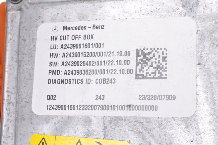 фото №11, Mercedes eqb x243 перетворювач 24r a2435403413 a2435404813 a2439001601