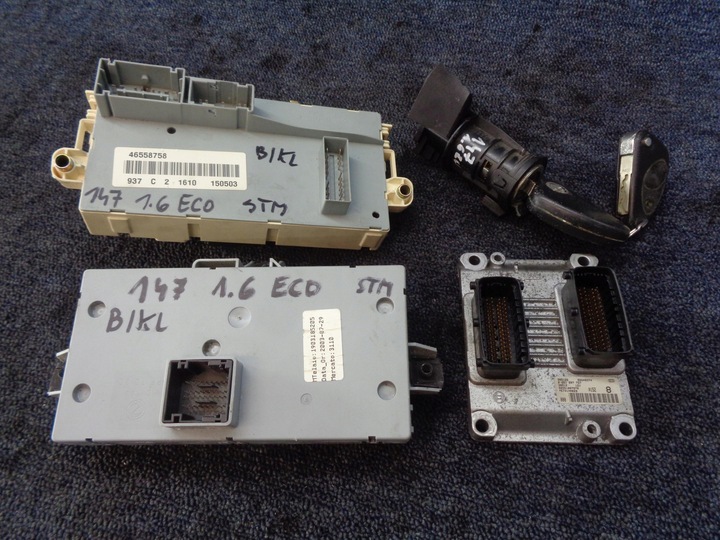 фото №1, Компьютер замок зажигания bsi alfa romeo 147 1.6 16v 105km eco