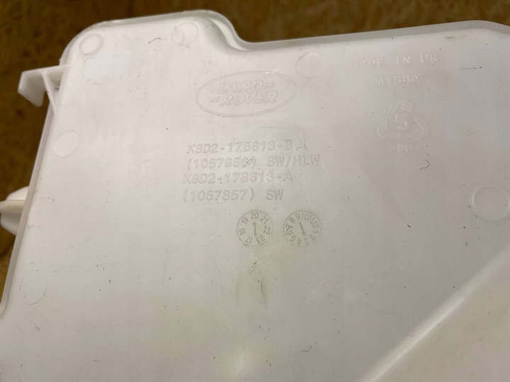 фото №10, Бак рідини склоомивача помпа range rover evoque ii k8d2-17b613-ac